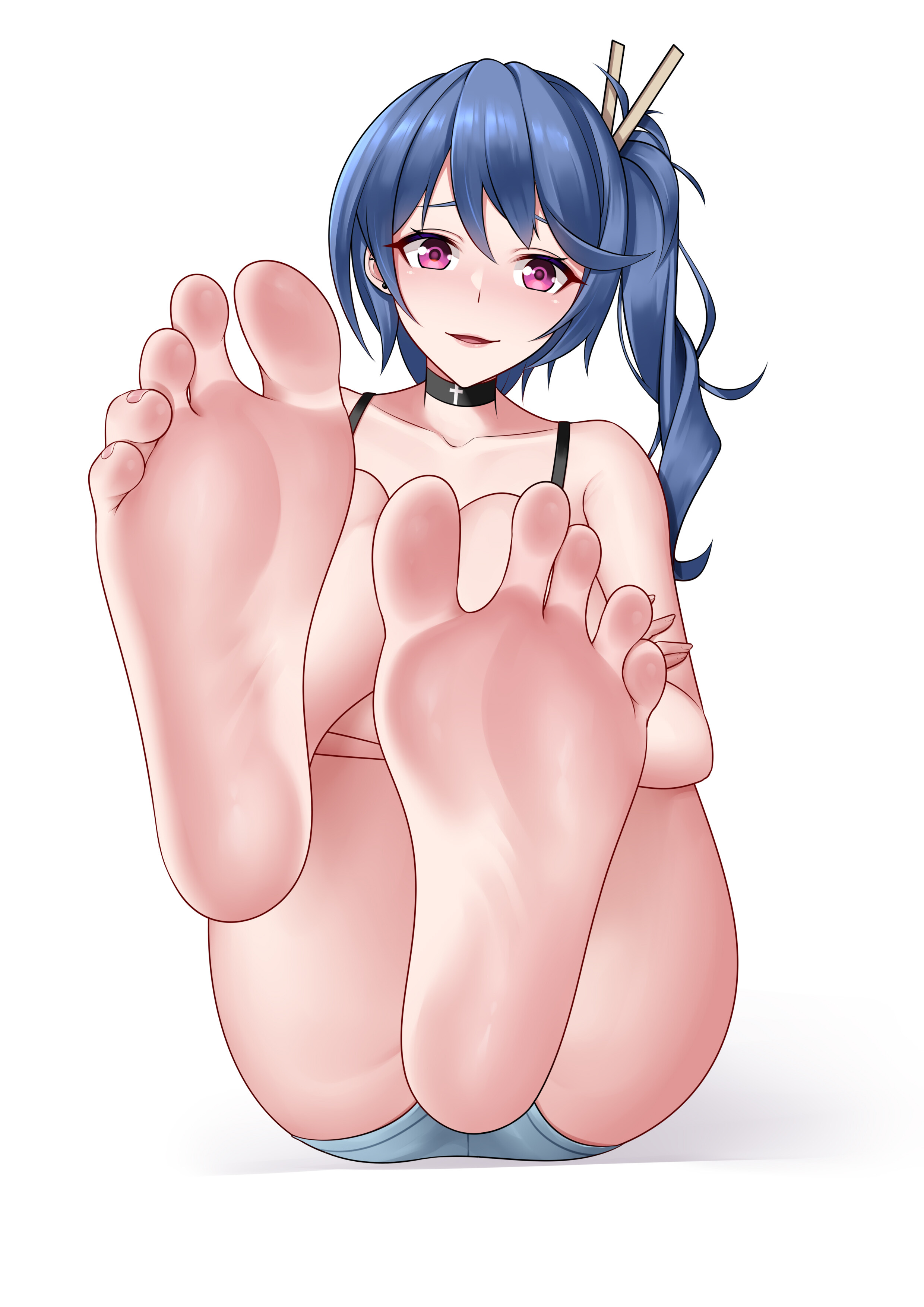 Lewd anime feet